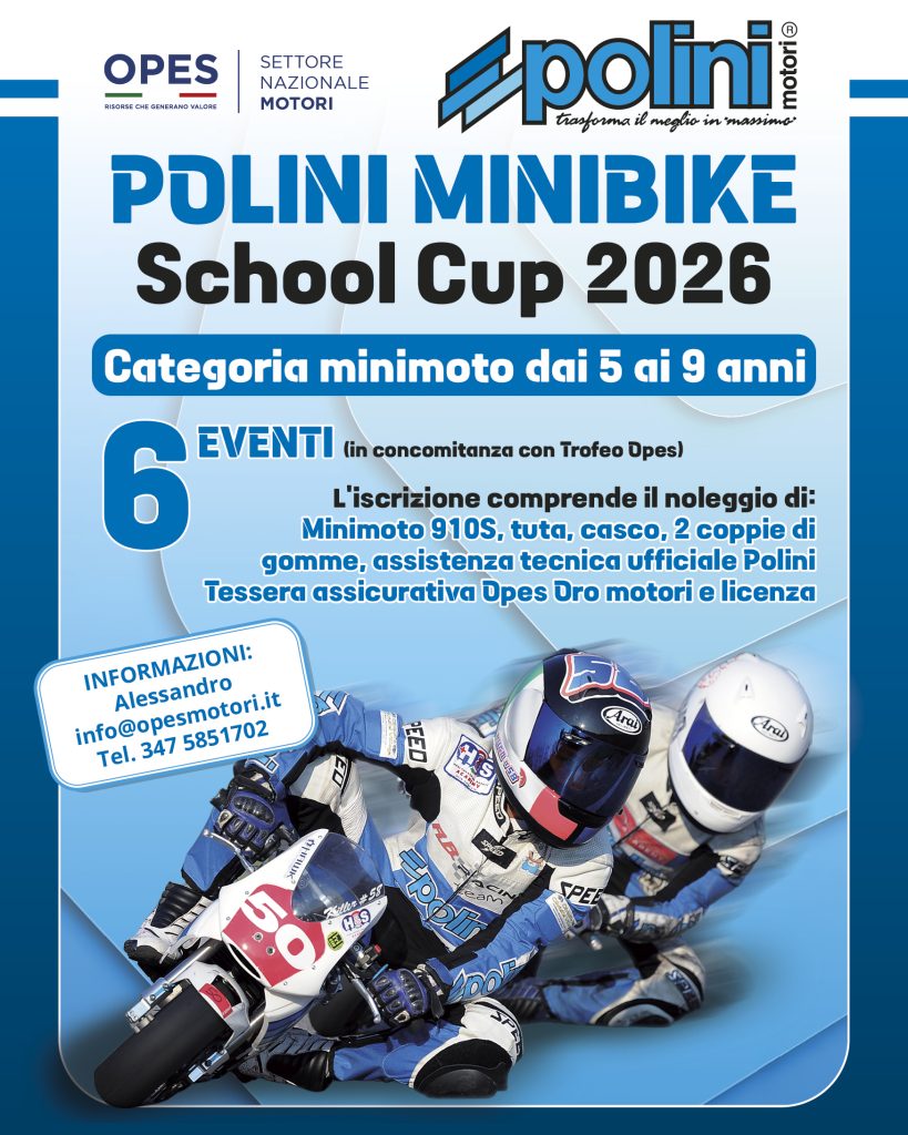 Locandina Polini Minibike School Cup 2026