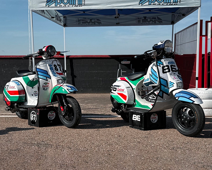 Doppia vittoria per le Vespa Polini del Team Castrol Polini alla VTR 24H di Zuera